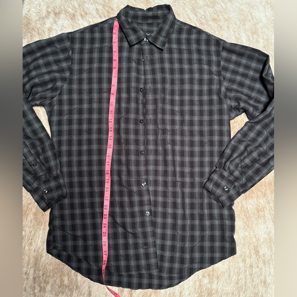 Men's plaid button up  Shirt Medium - Picture 2 of 6